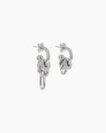 Justine Clenquet - Boucles D'Oreilles Troy Small - Palladium