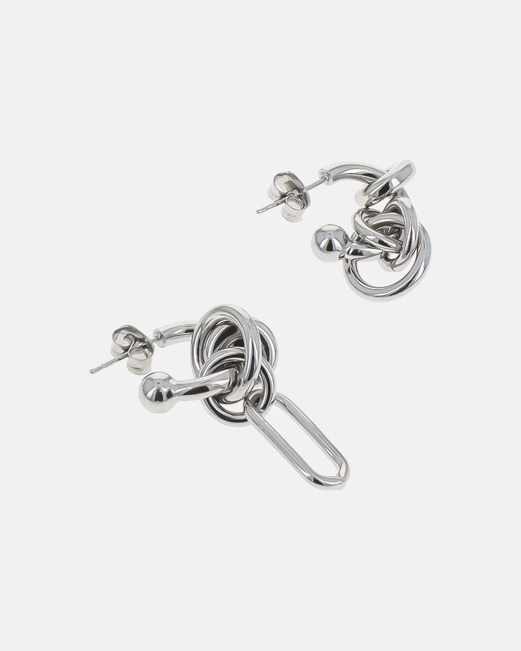 Justine Clenquet - Boucles D'Oreilles Troy Small - Palladium