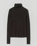 Toast - High Neck Wool Sweater - Brown Umber
