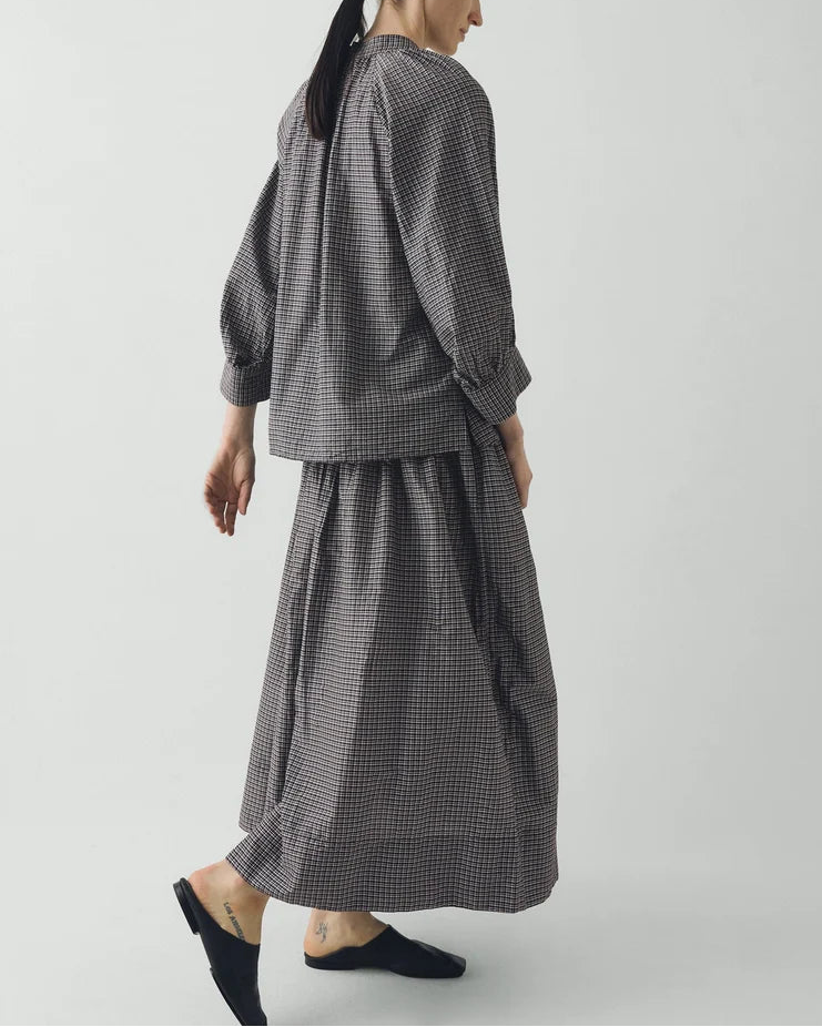 Toast - Chemise Catrin Carreaux - Ecru & Noir