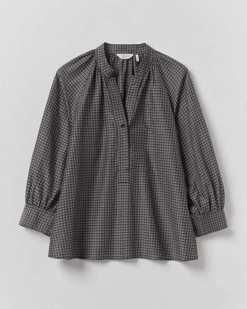 Toast - Chemise Catrin Carreaux - Ecru & Noir