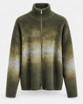 Caleb - Gilet Zip Fluffy - Kaki