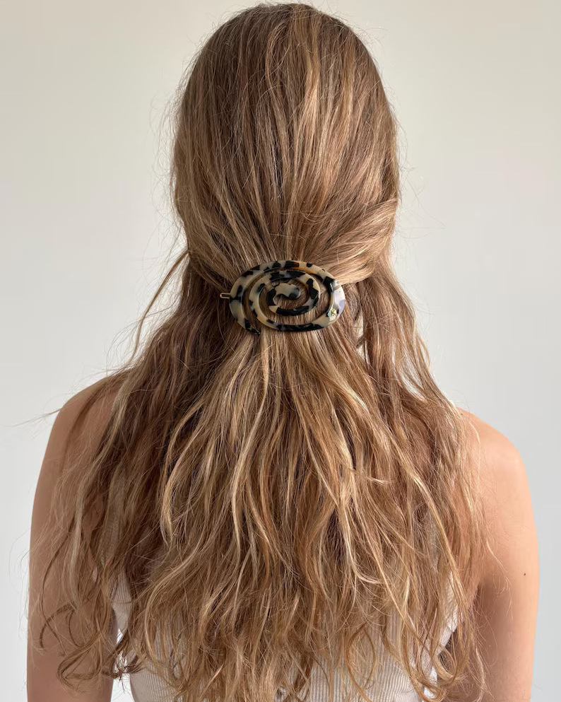 Turtle Story - Spiral Barrette - Tokyo Light