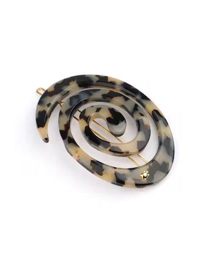 Turtle Story - Spiral Barrette - Tokyo Light