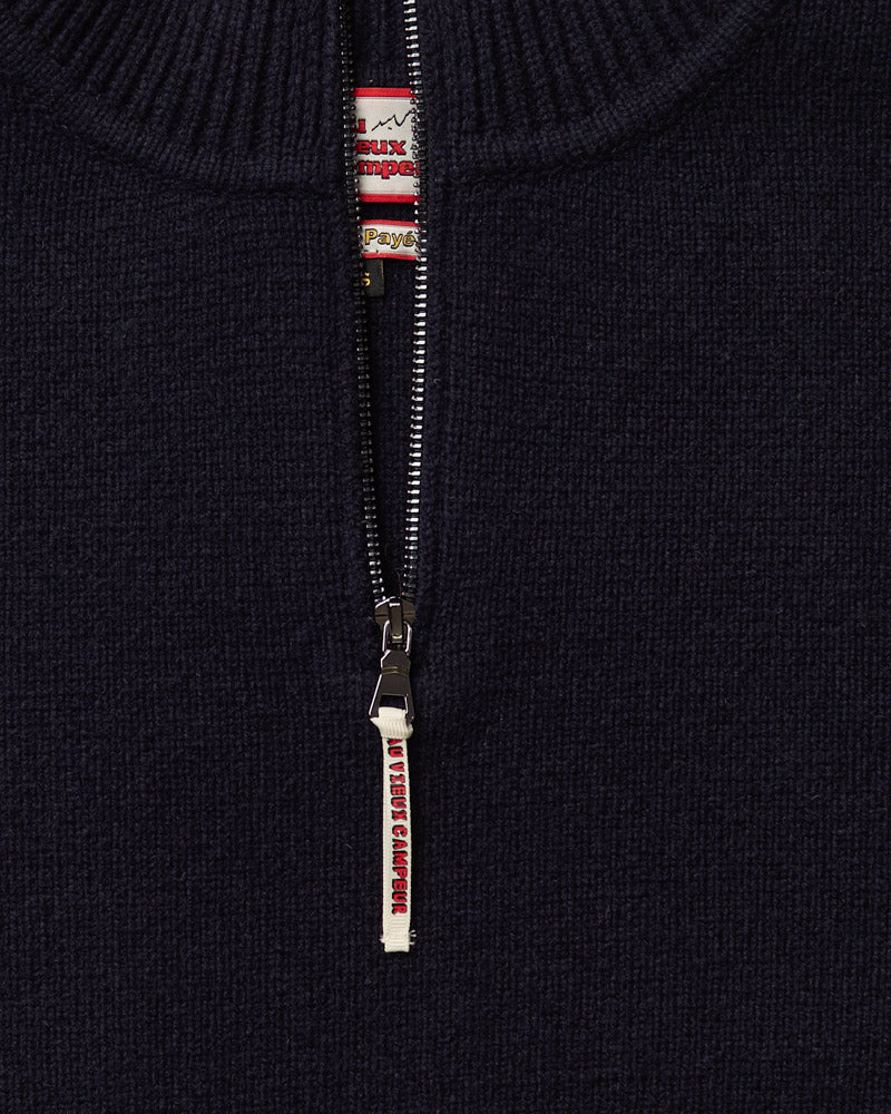 Au Vieux Campeur - Paid Holidays - Archer Sweater - Navy