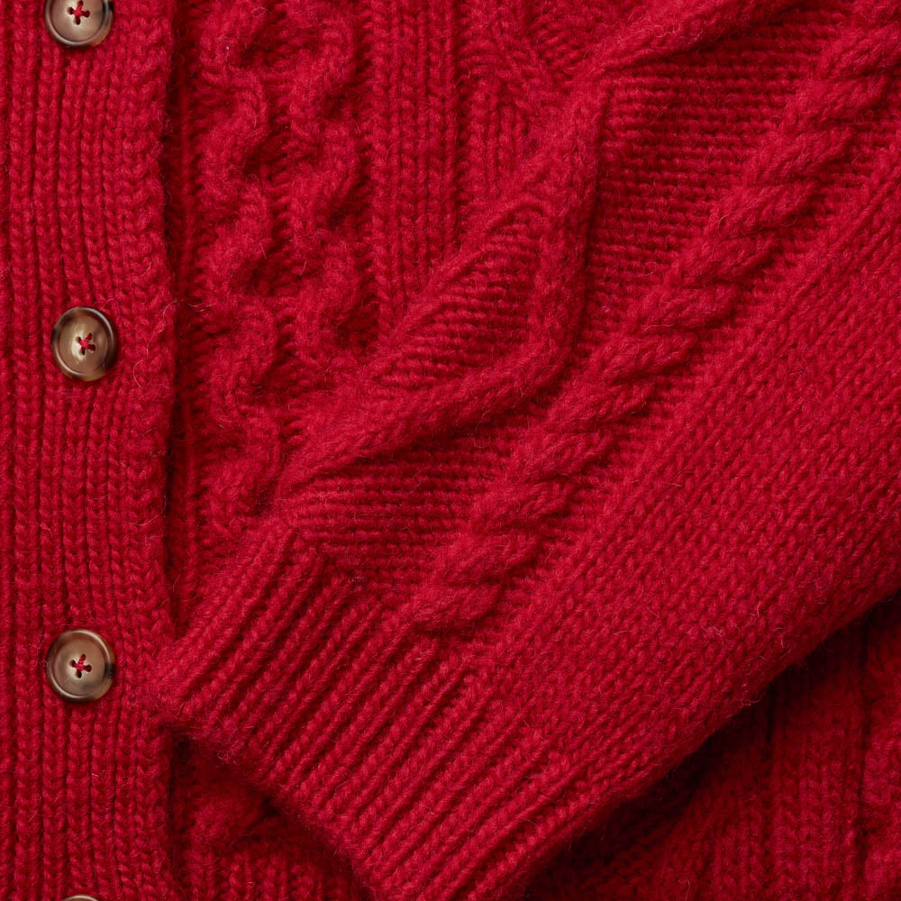 Au Vieux Campeur - Congés Payés - Cardigan Elena - Rouge