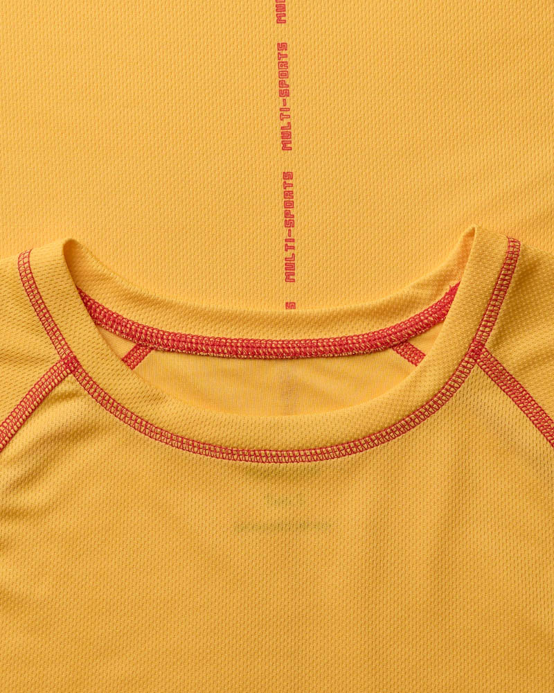 Au Vieux Campeur - Congés Payés - T-shirt Otis Manches Courtes - Jaune