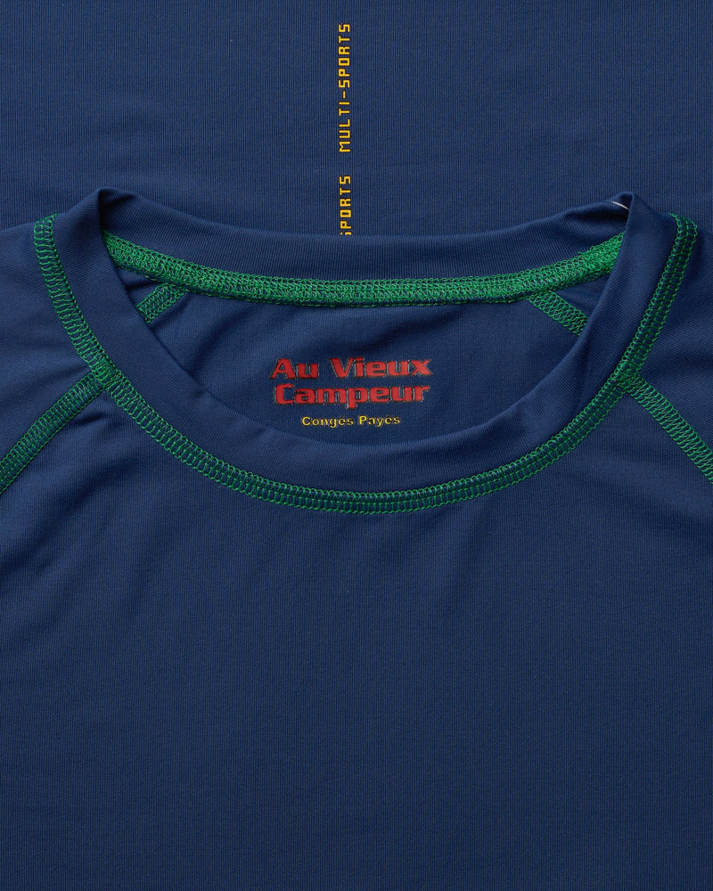 Au Vieux Campeur - Paid Holidays - Otis Long Sleeve T-shirt - Navy