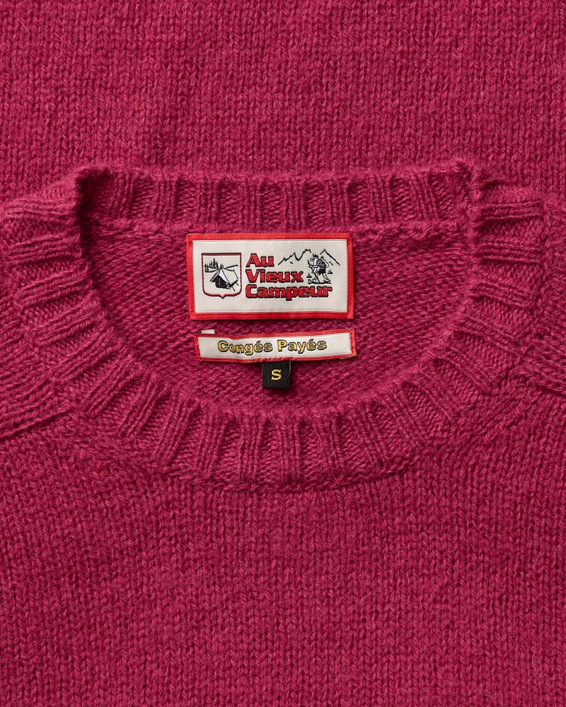 Au Vieux Campeur - Paid Holidays - Elliott Sweater - Raspberry