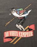 Au Vieux Campeur - Congés Payés - T-shirt skieur - Noir Delave