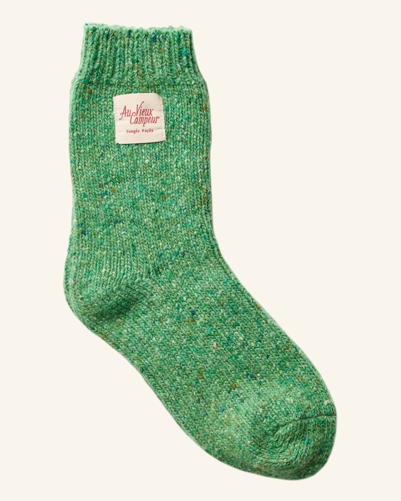 Au Vieux Campeur - Paid Holidays - Fenway Socks - Green