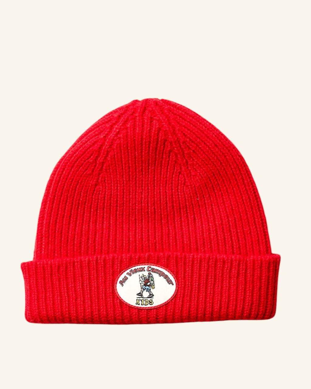 Au Vieux Campeur - Congés Payés - Bonnet Ben Kids - Rouge