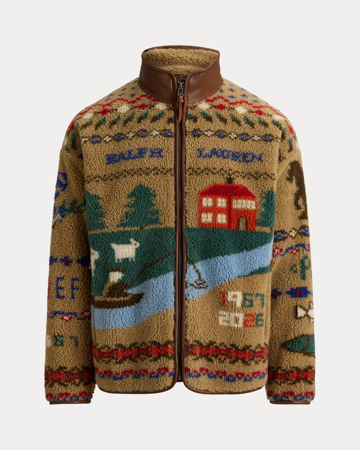 Ralph Lauren - Veste Pittoresque En Sherpa - Kaki Montana