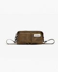 Sac bandoulière Merci Paris AY Studios kaki en nylon recyclé avec poche filet frontale et design minimaliste
