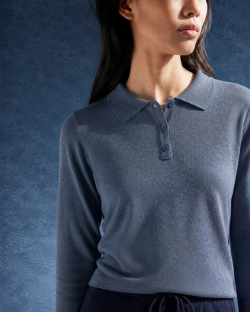 Carlota Cahis - Twist Polo Shirt - Ash